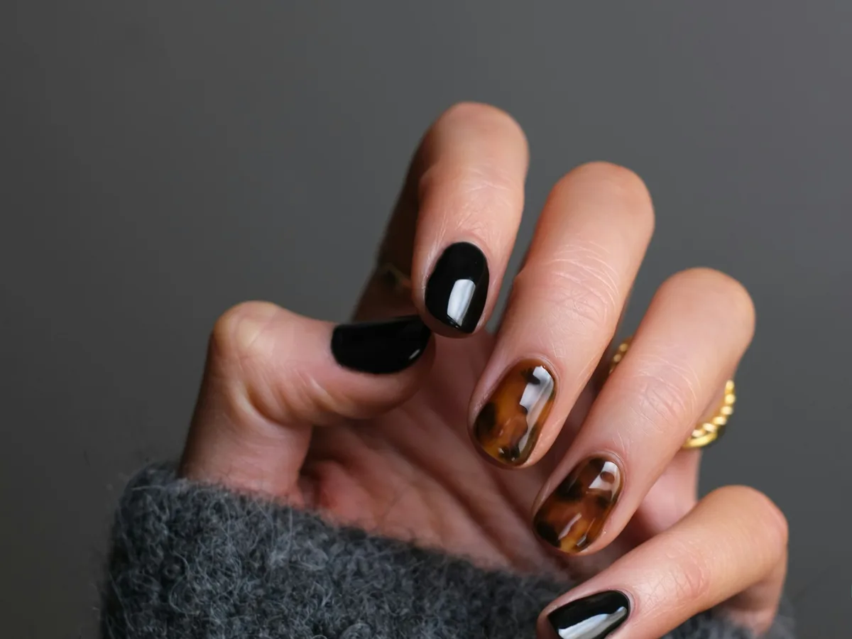 A finished manicure by HM Beauty Spa