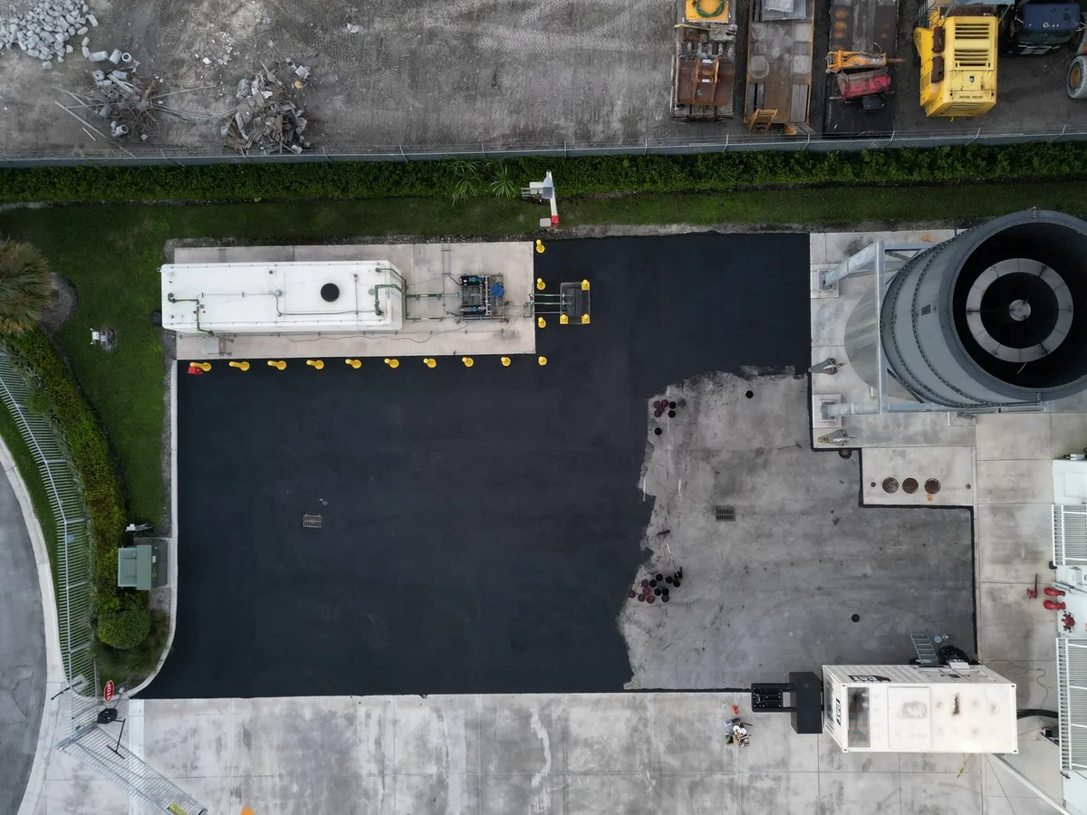 An aviation facility exterior by JMC Improvements