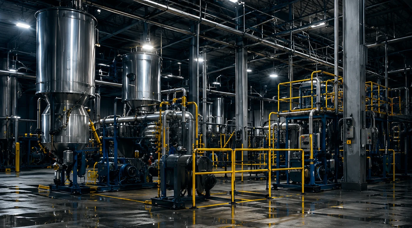 An industrial plant serviced by SFL Maintenance