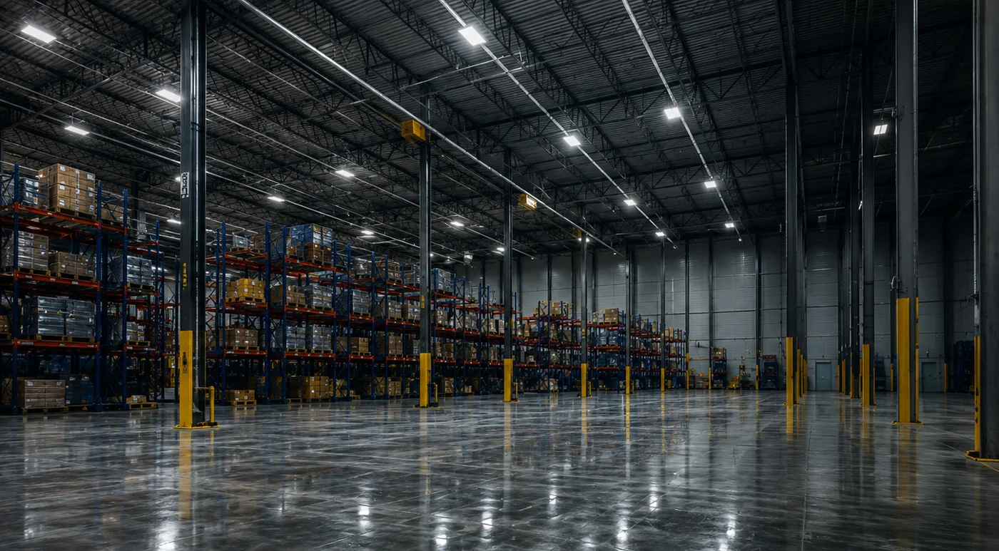 A distribution warehouse serviced by SFL Maintenance